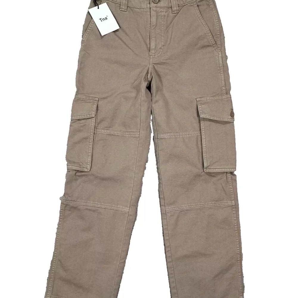Aritzia TNA Tan Cargo Pants